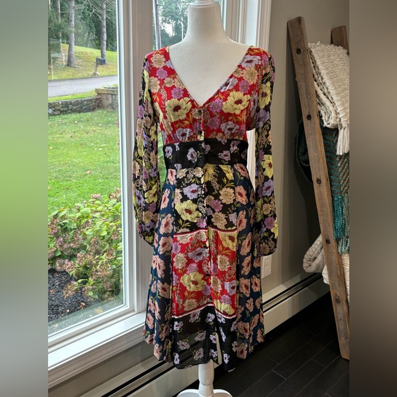 Anthropologie-Maeve Gardenia Wrap Dress - Picture 6 of 15